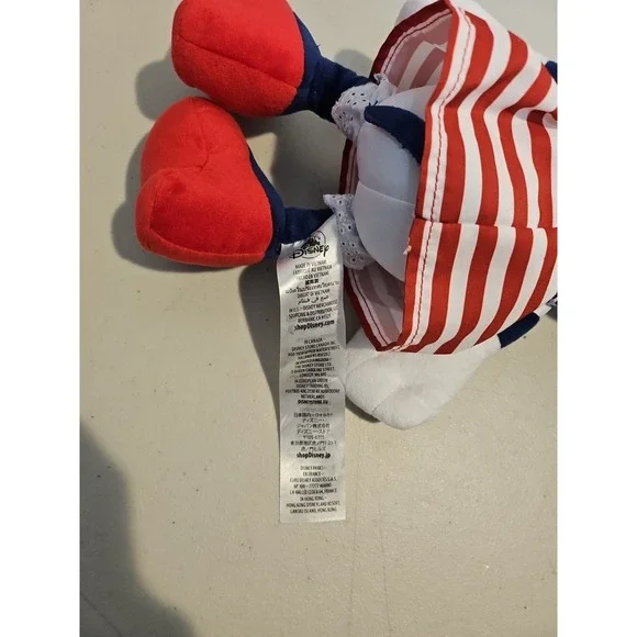 DISNEY PARKS Minnie Mouse Plush American Edition 4th of July 12 Inch - Picture 4 of 5